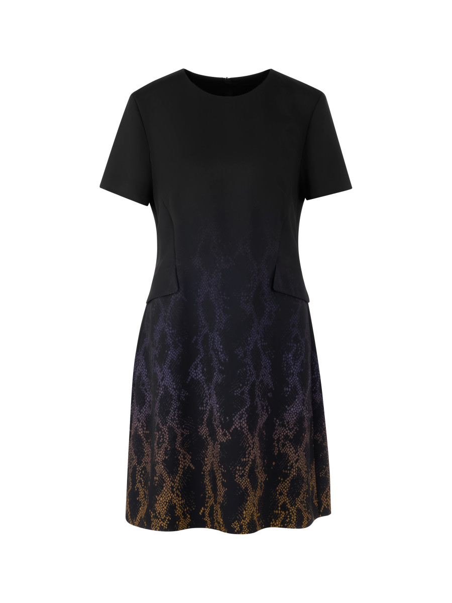 Kleid mit Snakeprint