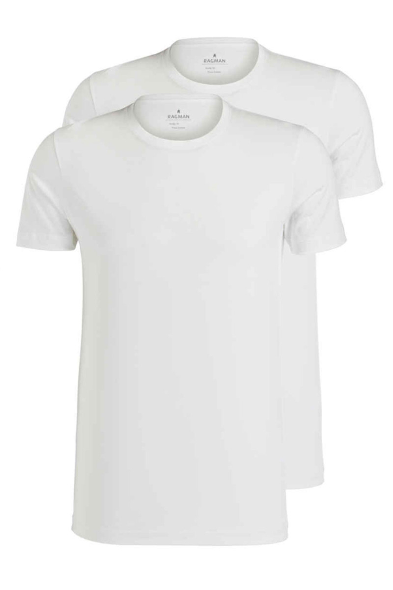 Ragman Herren T-Shirt 2er-Pack Body Fit