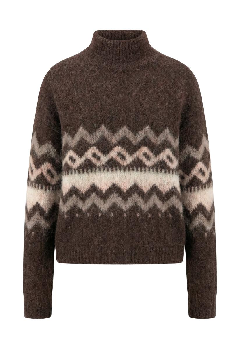Damen Pullover Norway Hairy Yarn