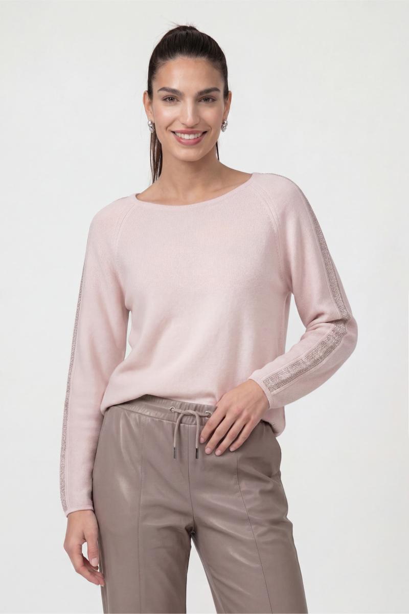 Damen Strickpullover Mit Schmuckakzenten