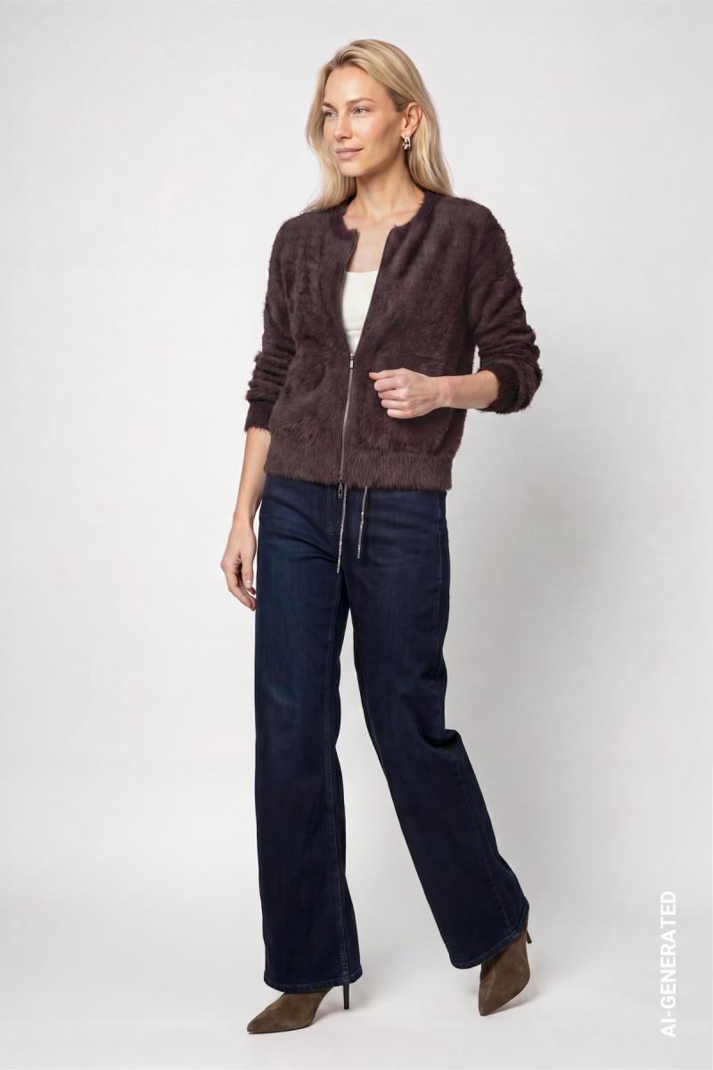 Damen Strickjacke