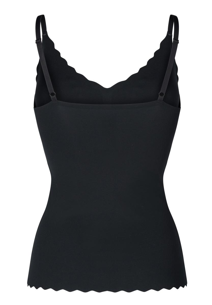Damen Spaghettishirt herausnehmbare Pads Micro Essentials