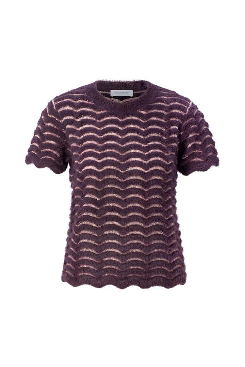 Damen Kurzarm-Pullover
