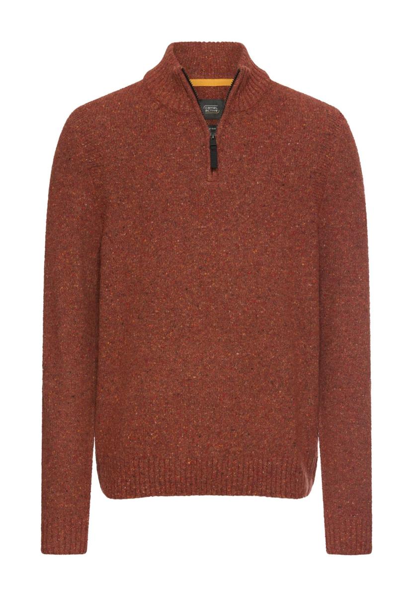 Herren Pullover Mit Stehkragen