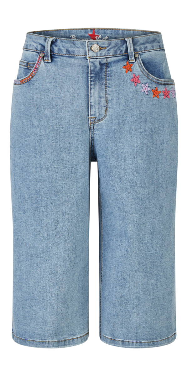 Damen Bermuda-Jeansshorts