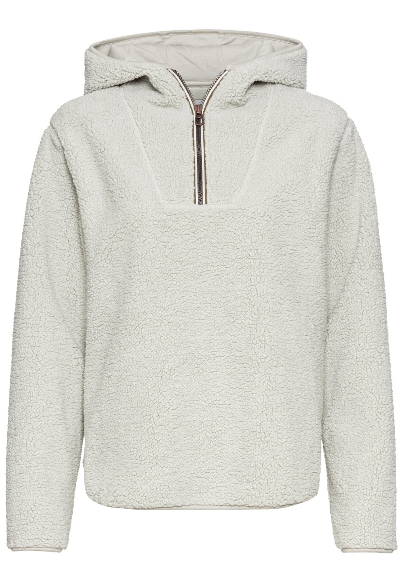 Damen Teddy Sweatshirt mit Kapuze