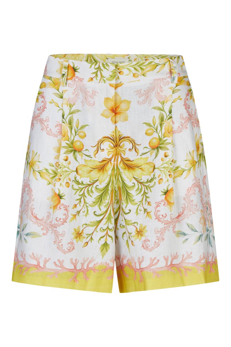 Damen Leinenshorts