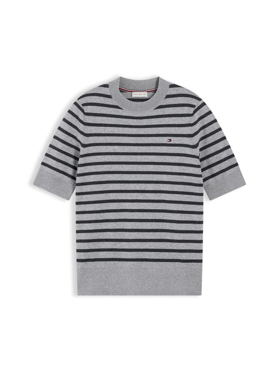 Damen Kurzarm-Pullover