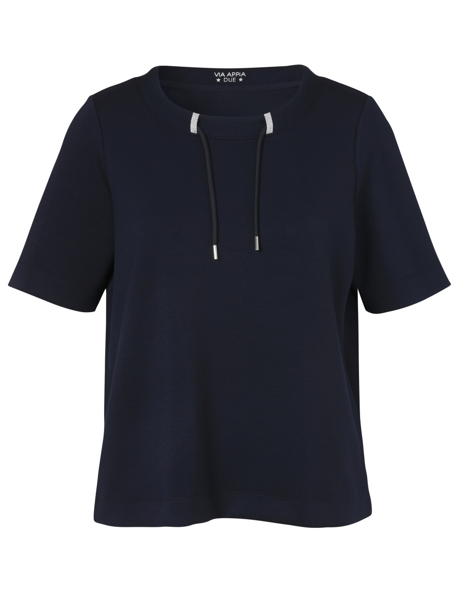 Curvy Sweatshirt Halbarm