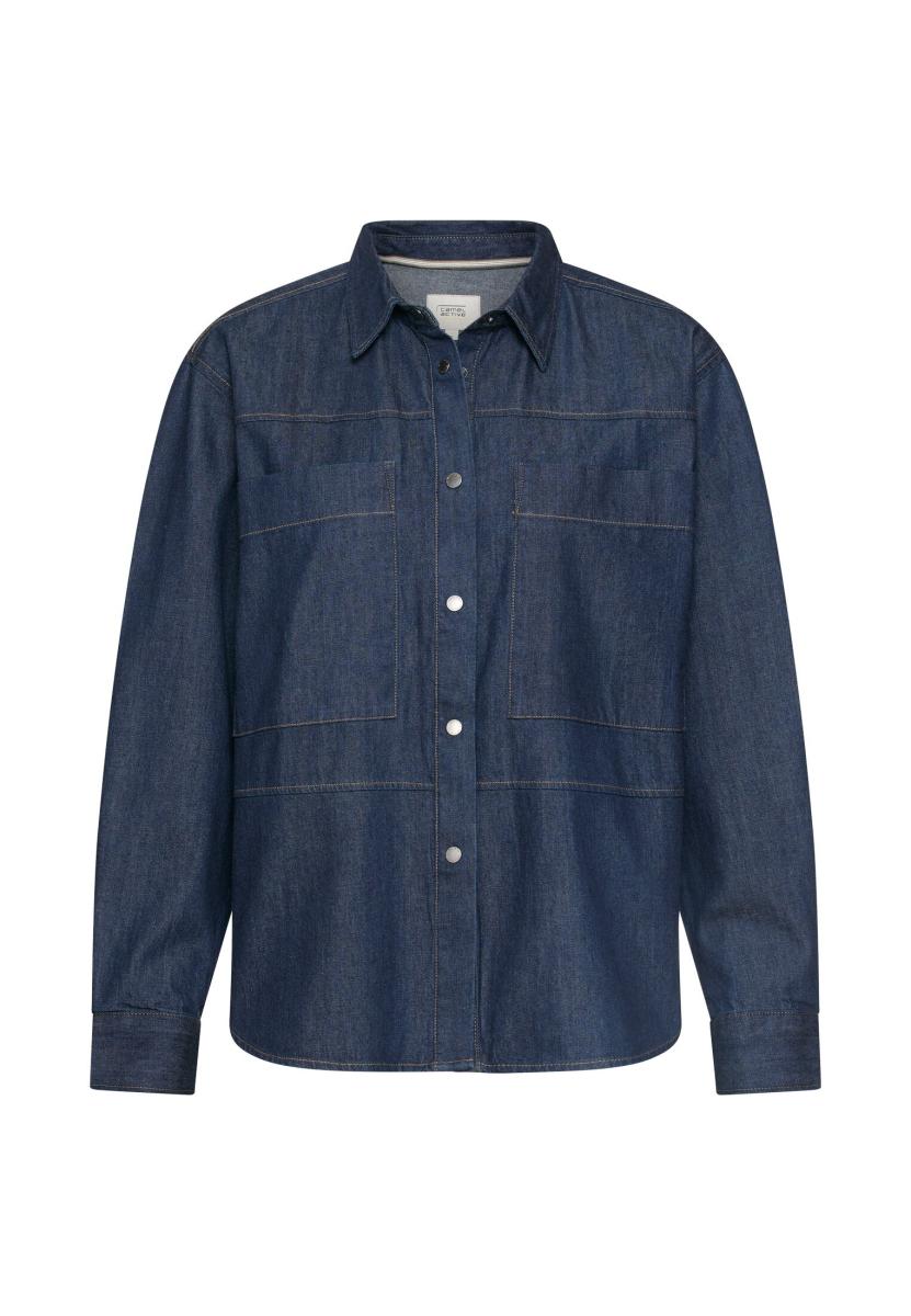 Jeansbluse mit Brusttaschen