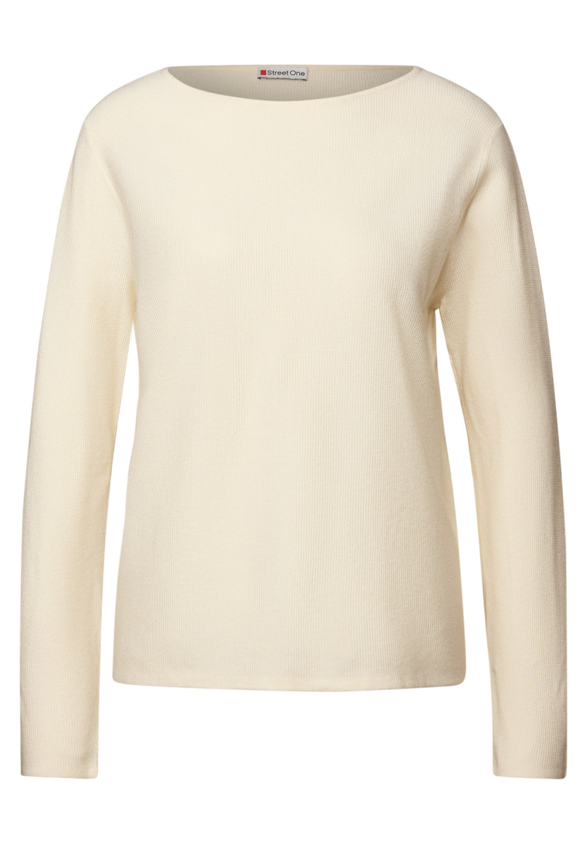 Damen Strukturpullover