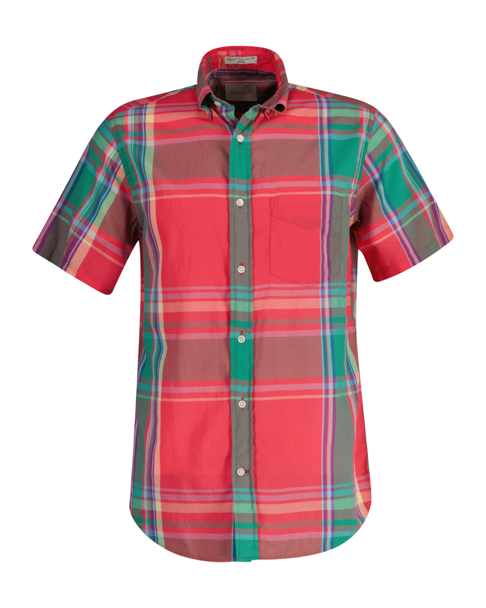 Kurzarmhemd Karomuster