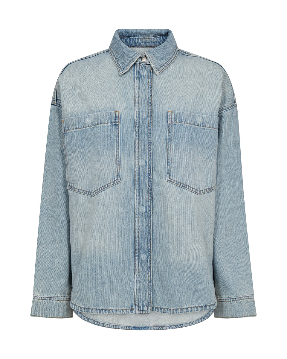 Damen Jeanshemd MMEmm Flower