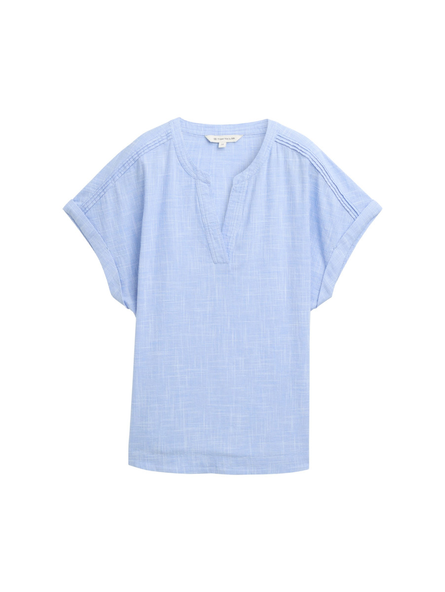 Strukturierte Loose Fit Bluse