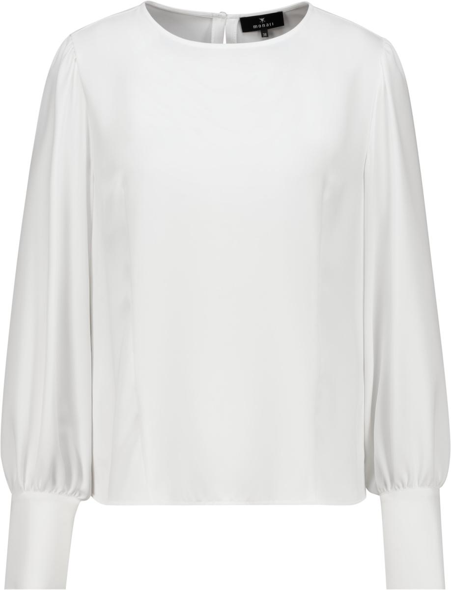 Bluse mit Crepe-Struktur