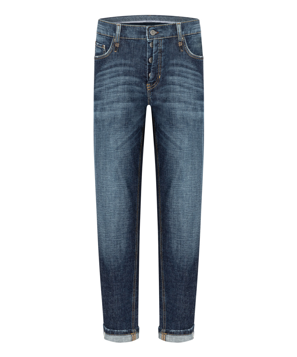 Damen Jeans Kerry button