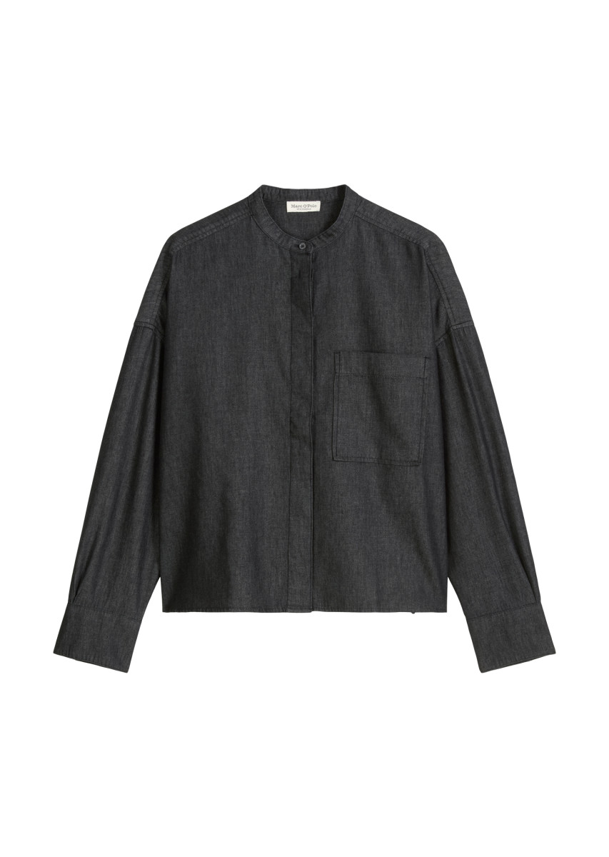 Chambray-Bluse relaxed
