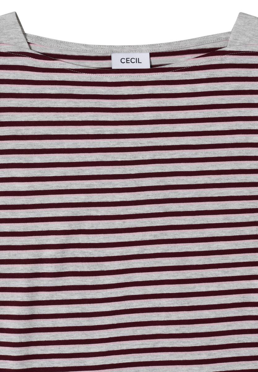 Damen 3/4-Arm Shirt mit Boat Neck