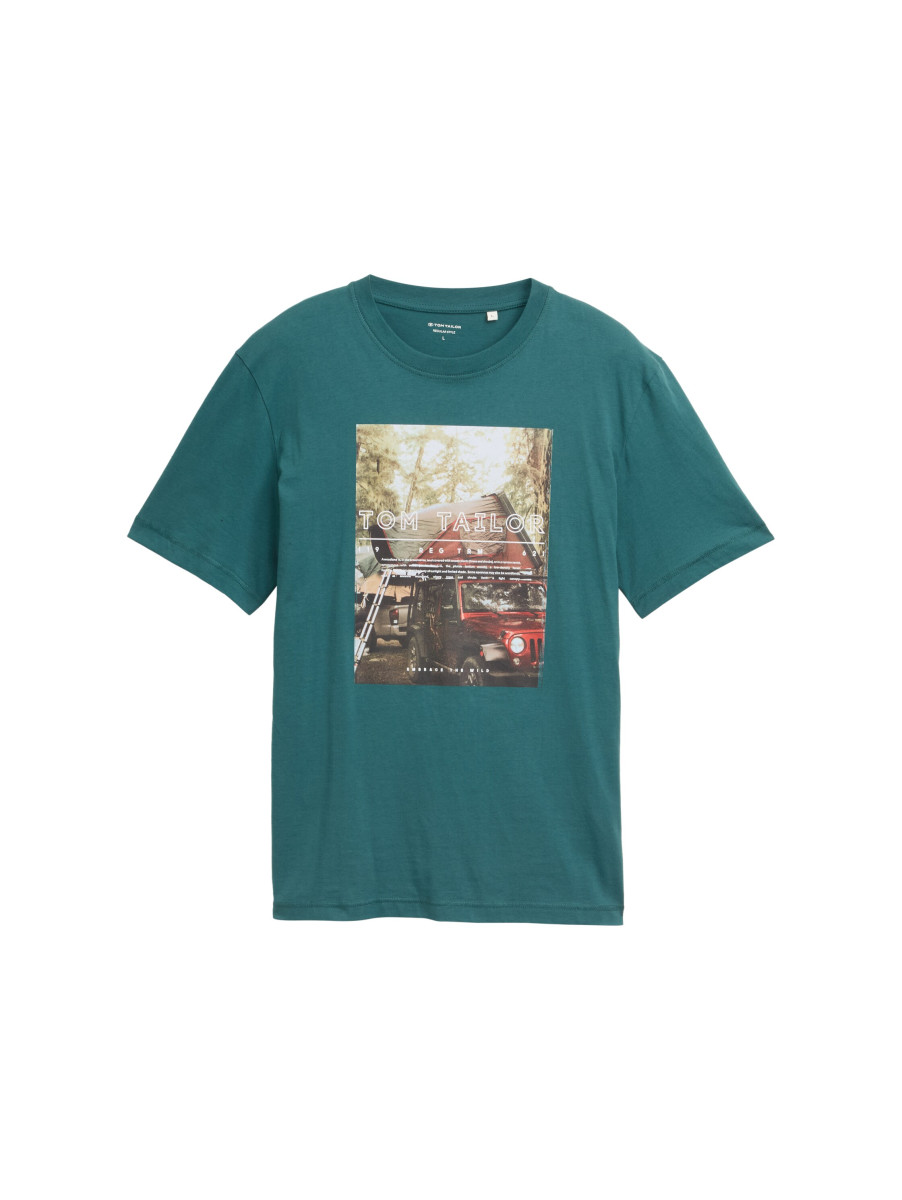 Herren T-Shirt mit Foto-Print