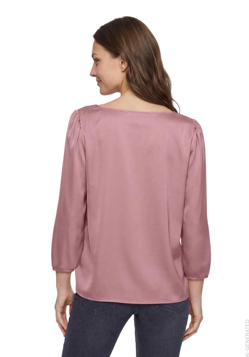 Satin-Bluse