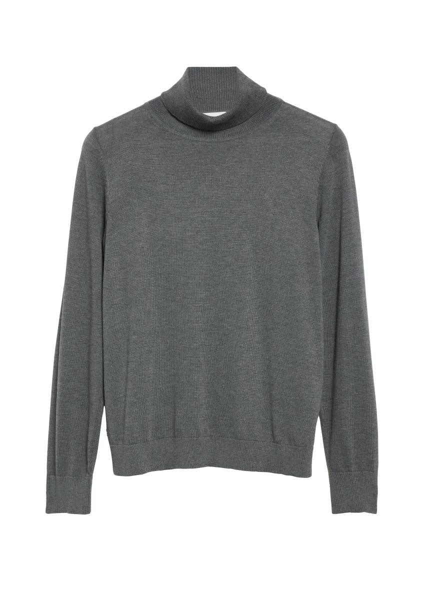 Damen Strickpullover Rollkragen