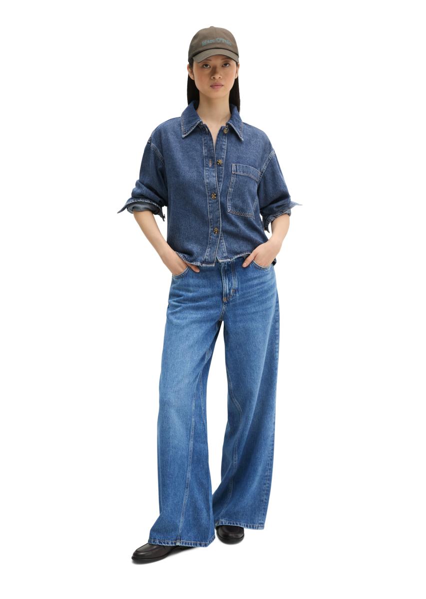Jeansbluse regular