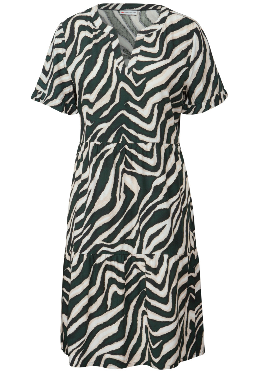 Tunika-Kleid Gemustert