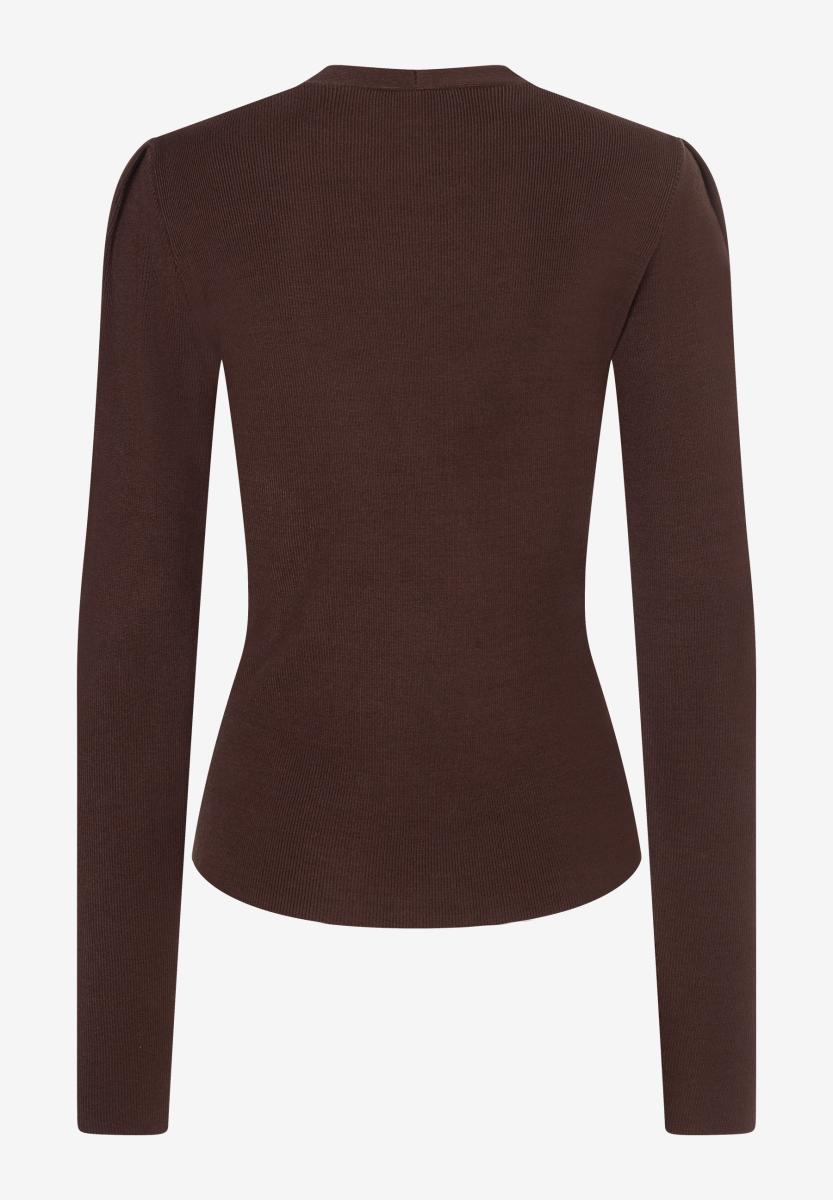 Damen Pullover mit Wickeloptik