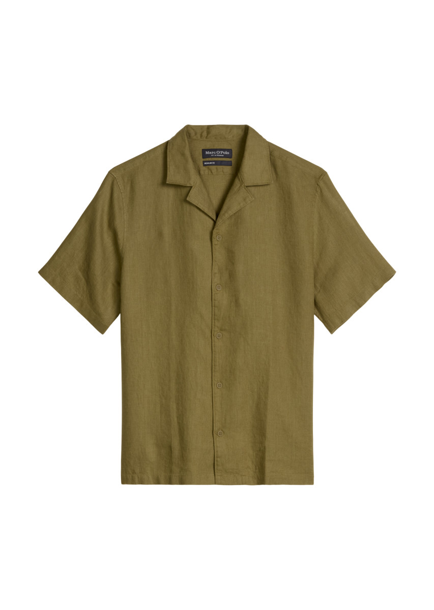 Kurzarm-Leinenhemd