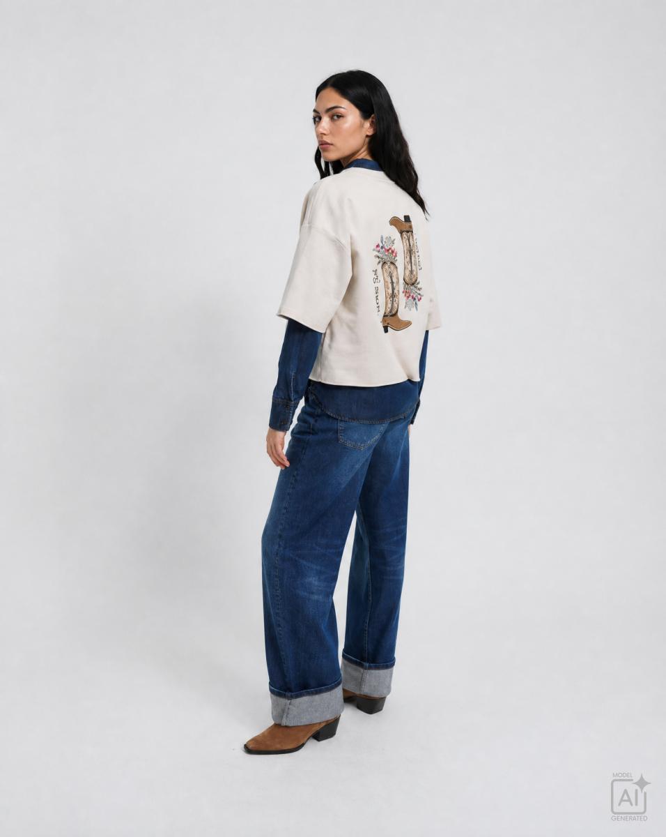 Damen Boxy-Shirt