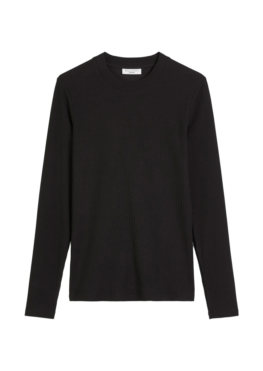Damen Longsleeve aus Rippjersey
