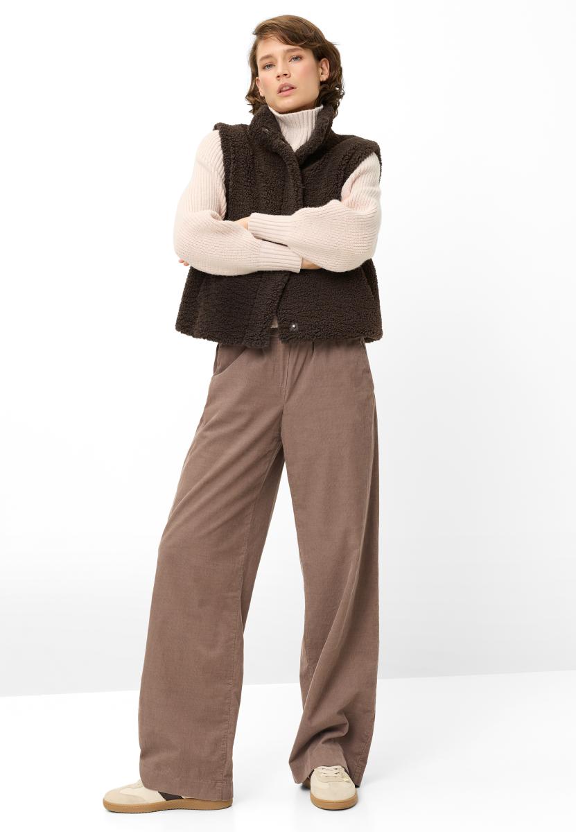 Damen Teddy-Weste