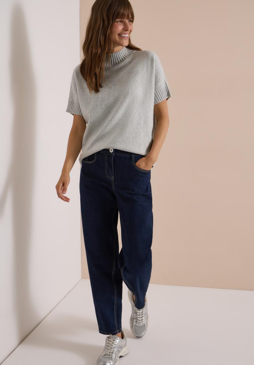 Damen Dolman Pullover mit Turtle Neck