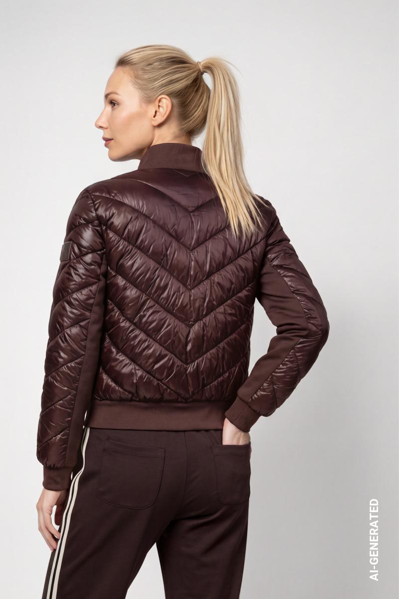 Jacke mit Neopren