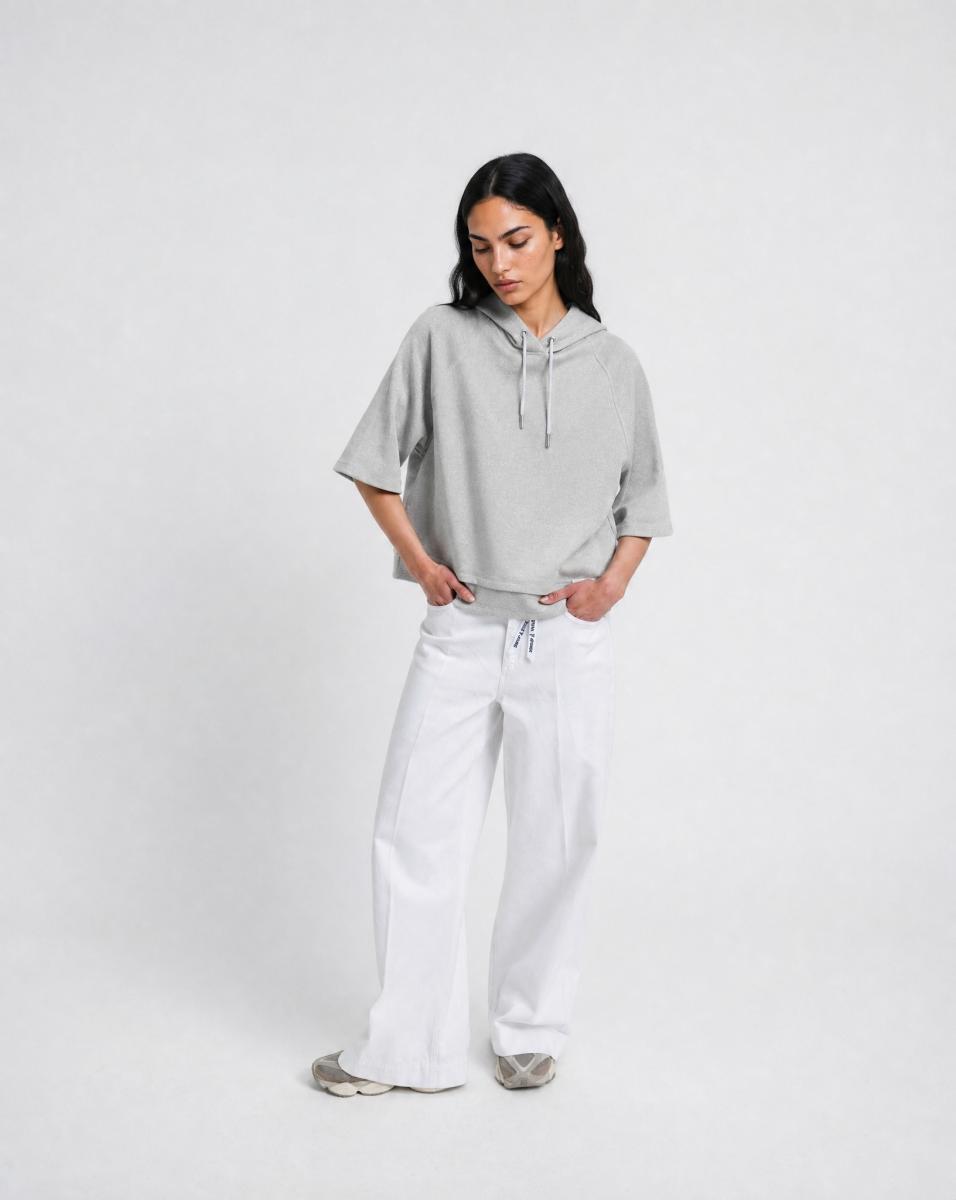 Damen Sweatshirt Boxy