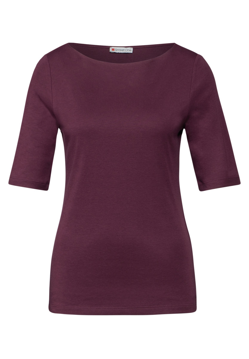 Damen T-Shirt in Unifarbe