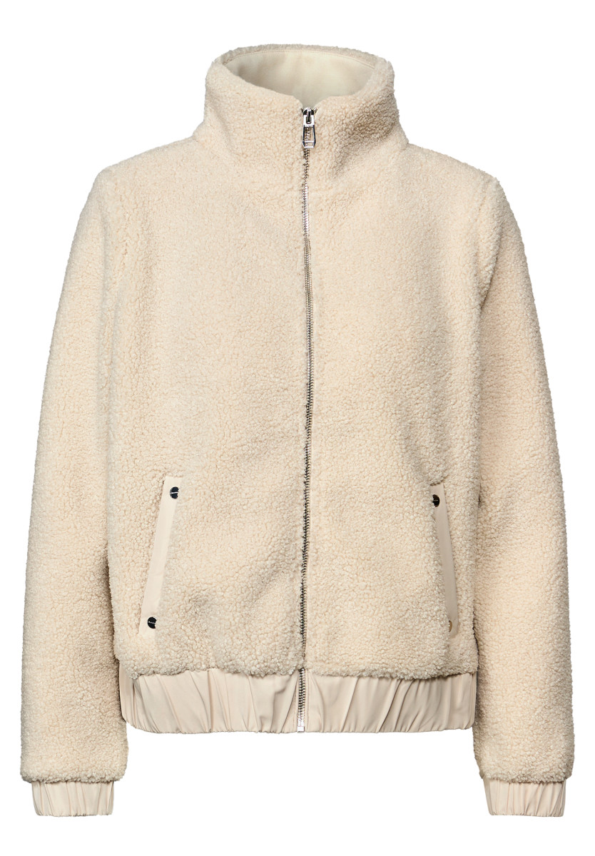 Damen Kurze Teddyjacke