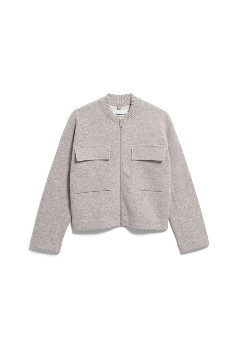 Damen Woll-Bomberjacke