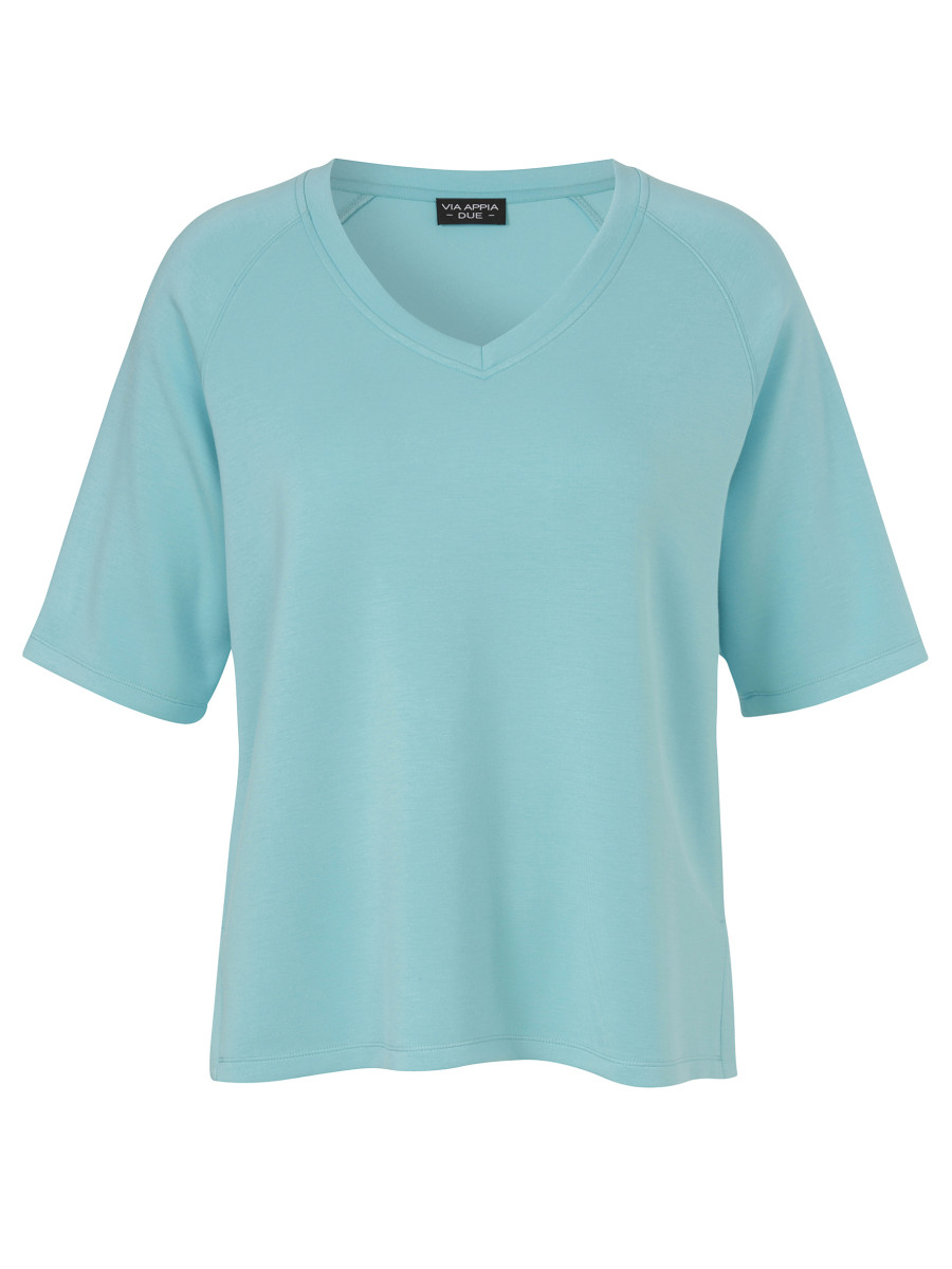 Curvy Sweatshirt V-Ausschnitt