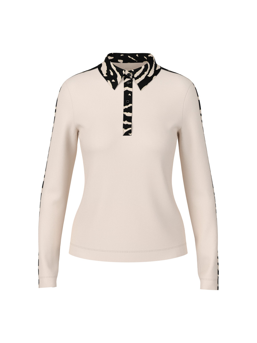 Damen Langarmshirt mit Animal Details
