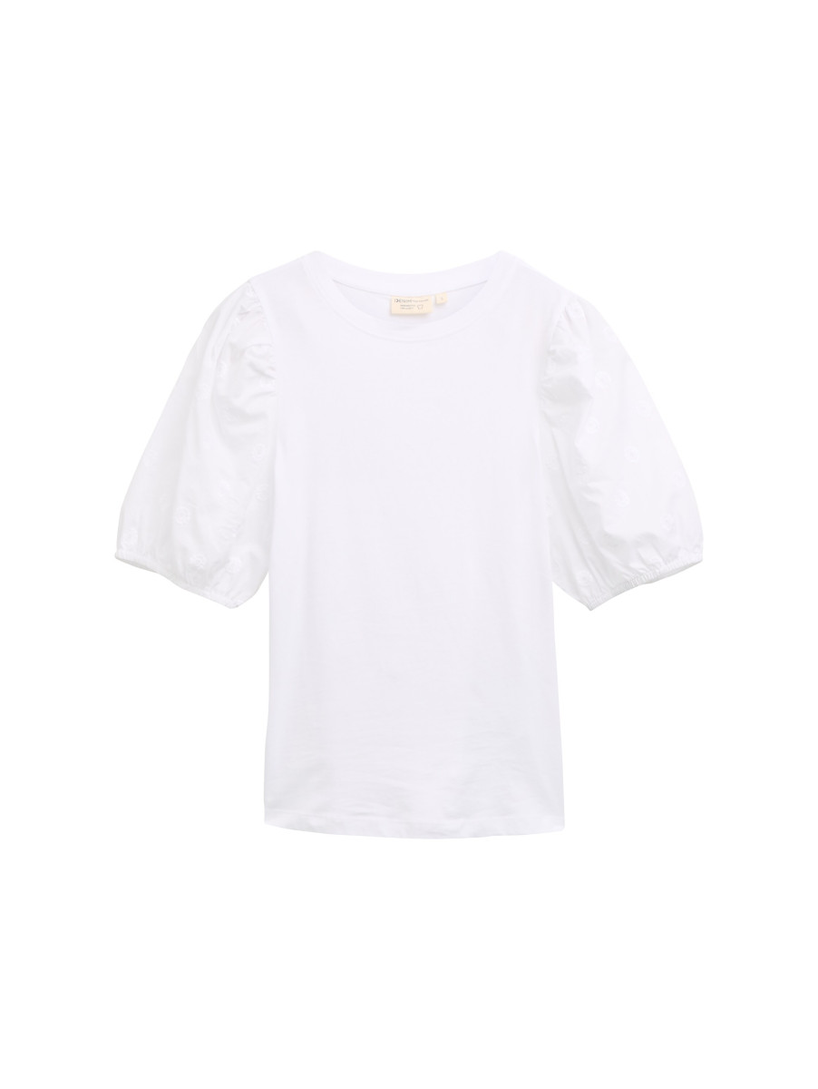 Damen T-Shirt mit Puffärmeln