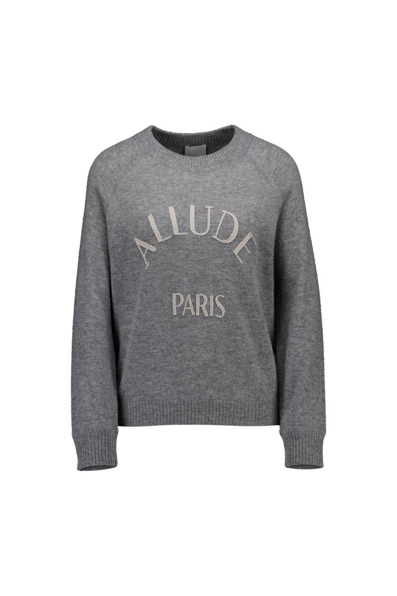Damen Pullover mit Logo-Stickerei