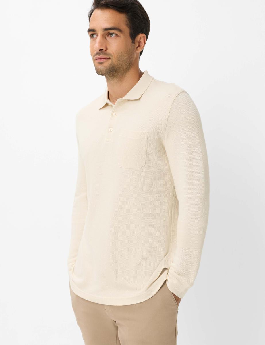 Herren Langarm-Poloshirt Style Pharell