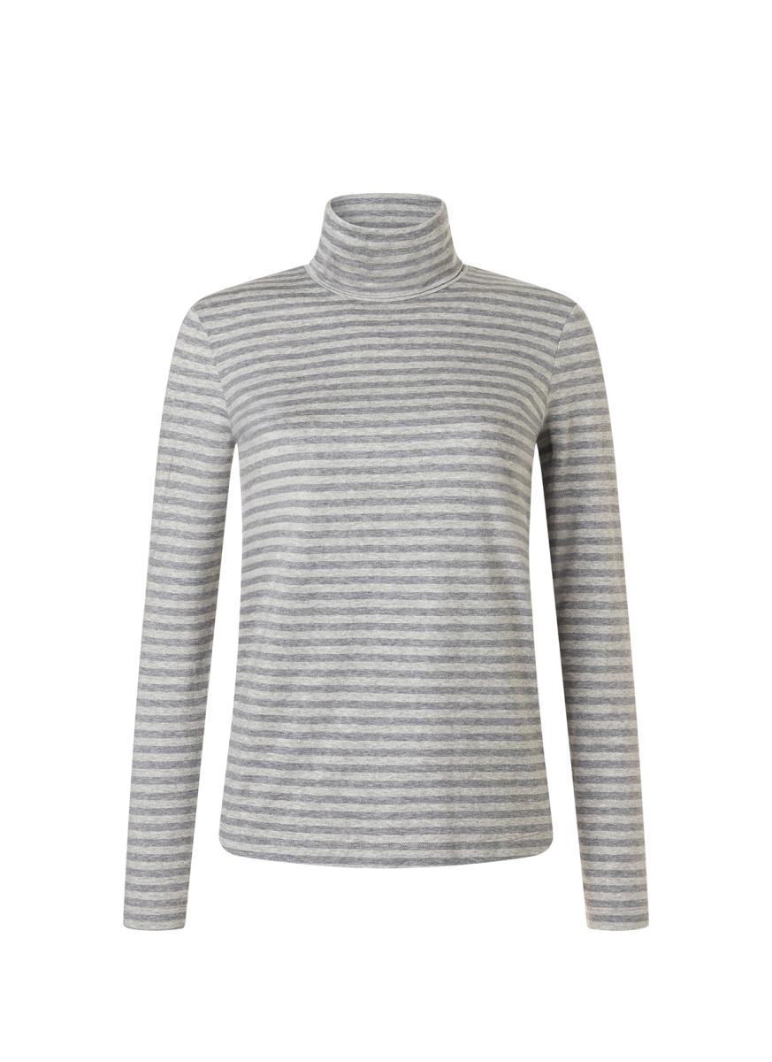 Damen Langarmshirt Mit Rollkragen
