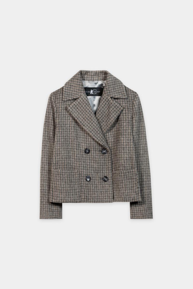 Damen Cabanjacke aus Woll-Mix