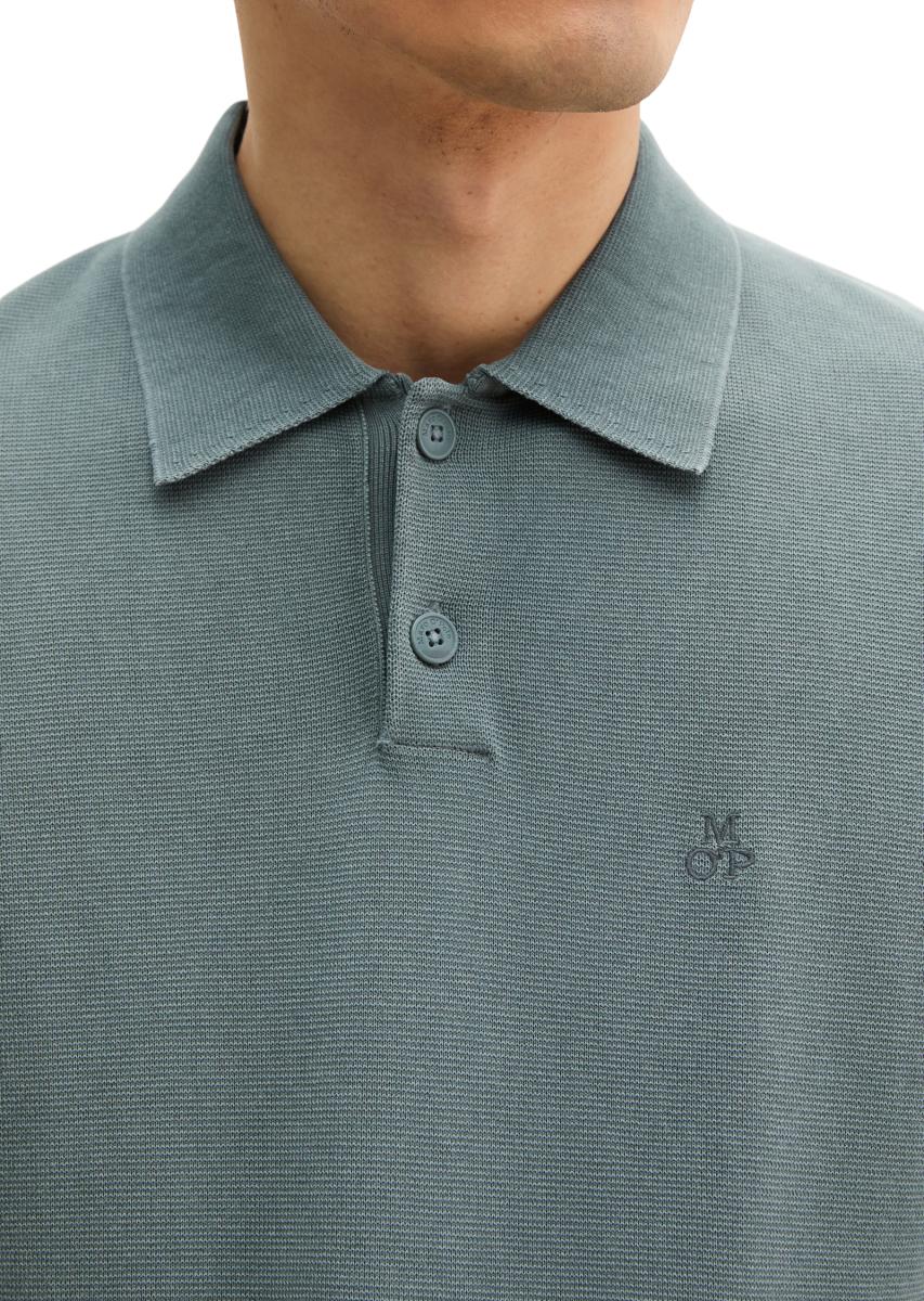 Herren Strick-Poloshirt