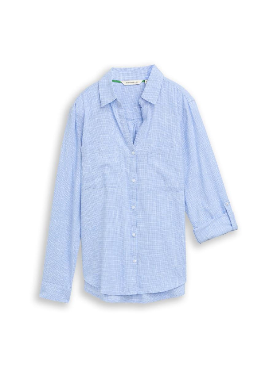 Bluse mit Brusttaschen