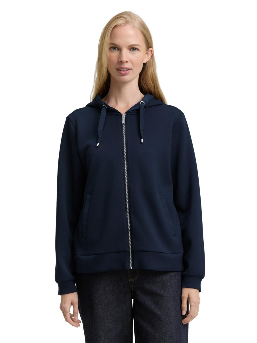 DamenSweatjacke aus Scuba