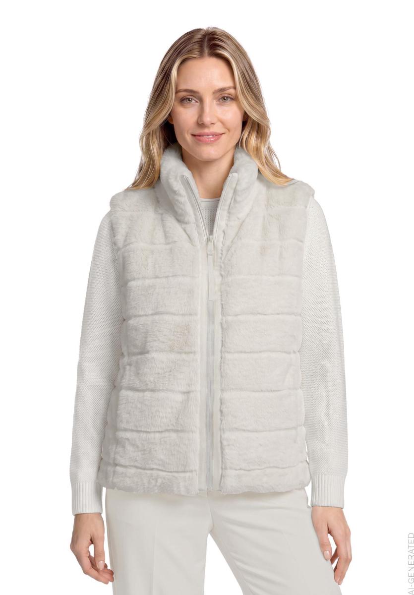Damen Teddy-Weste