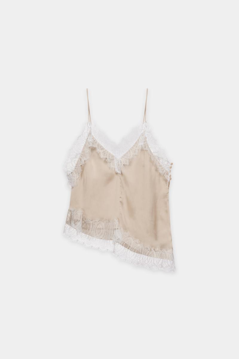 Damen Satin-Lingerie-Top